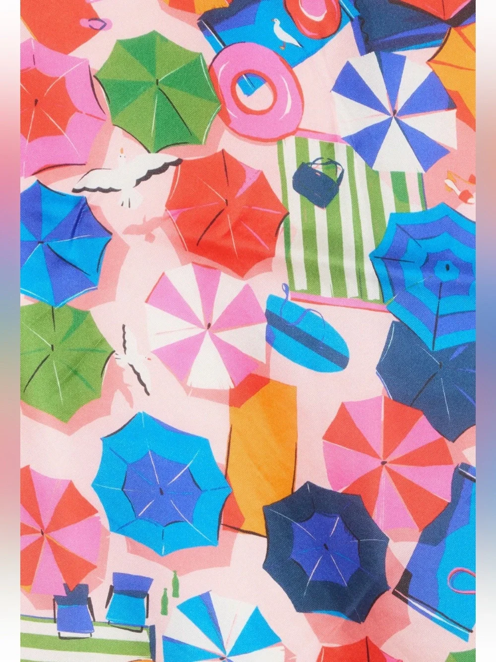 Kate Spade Beach Day Silk Scarf